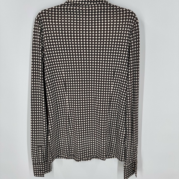 Tory Burch New Silk Geometric Shirt - Picture 2 of 6